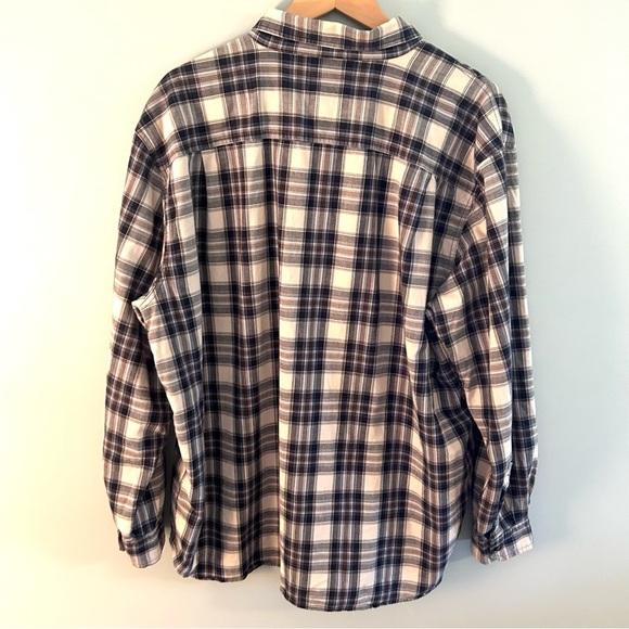 Carhartt Blue Plaid Button Down Relaxed Fit Shirt. Size 2XL. - Picture 2 of 9